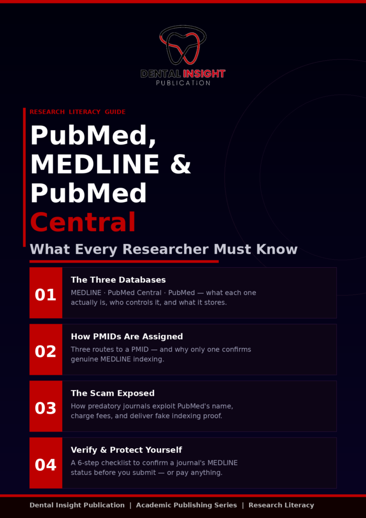 Difference between PubMed NLM, PubMed MEDLINE & PubMed Central — What Every Researcher Must Know